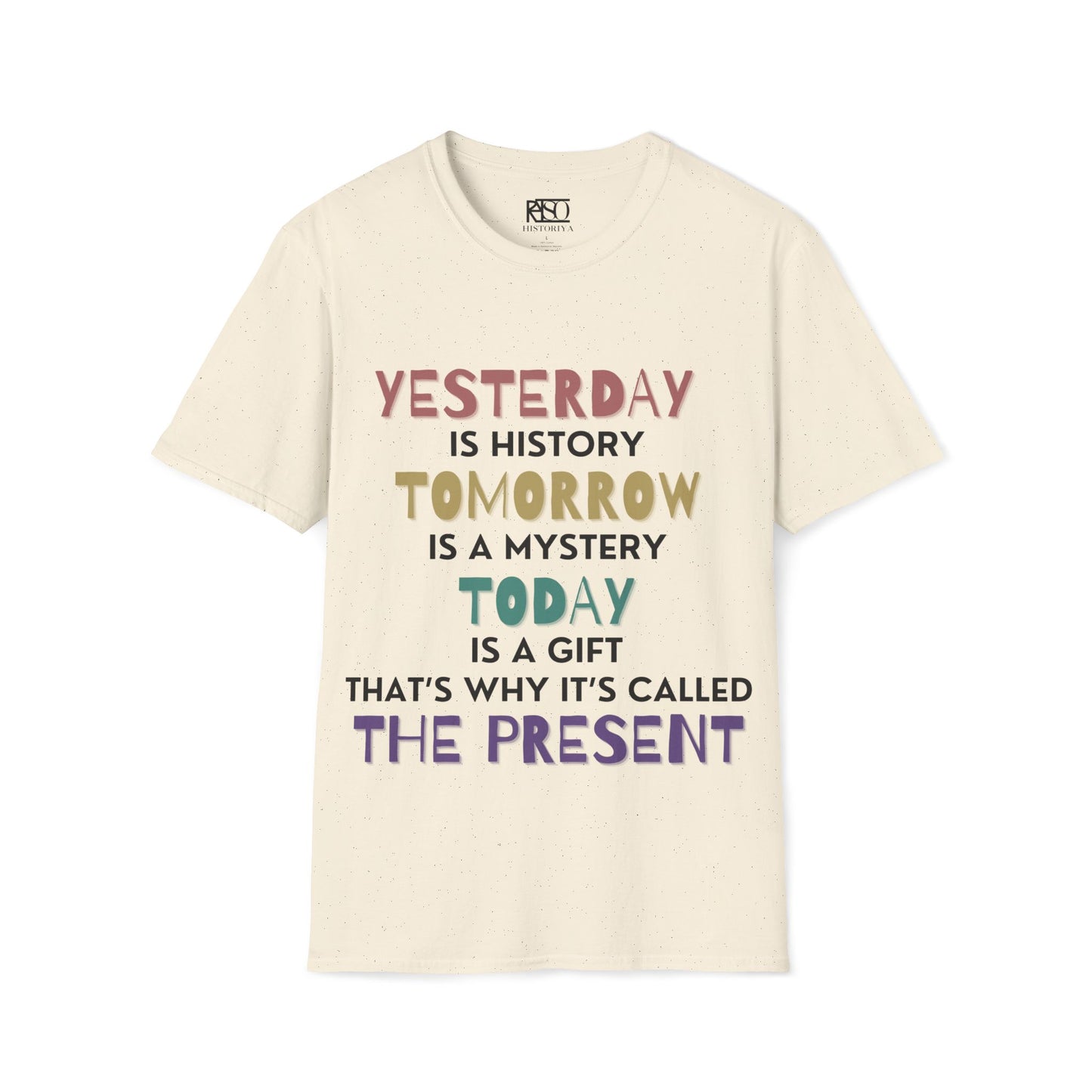 Yesterday is history tomorrow is a mystery