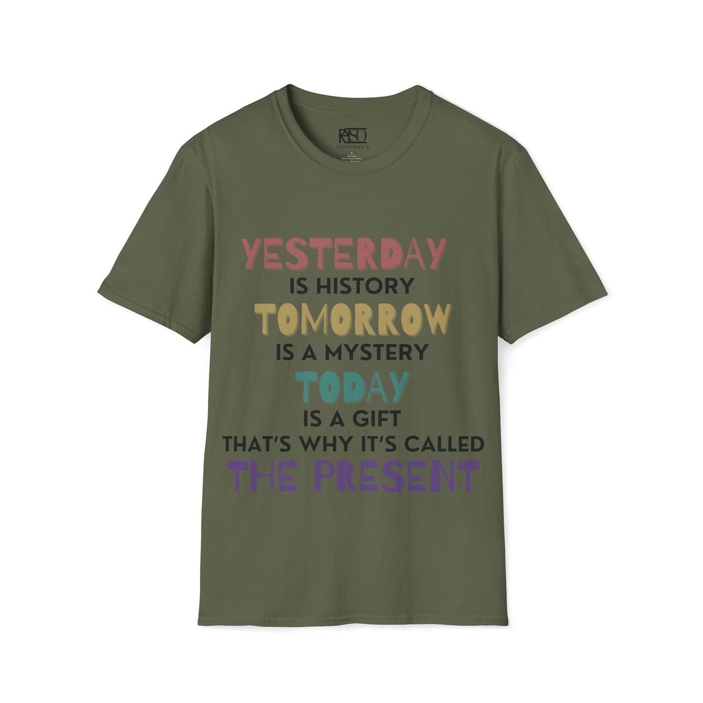 Yesterday is history tomorrow is a mystery