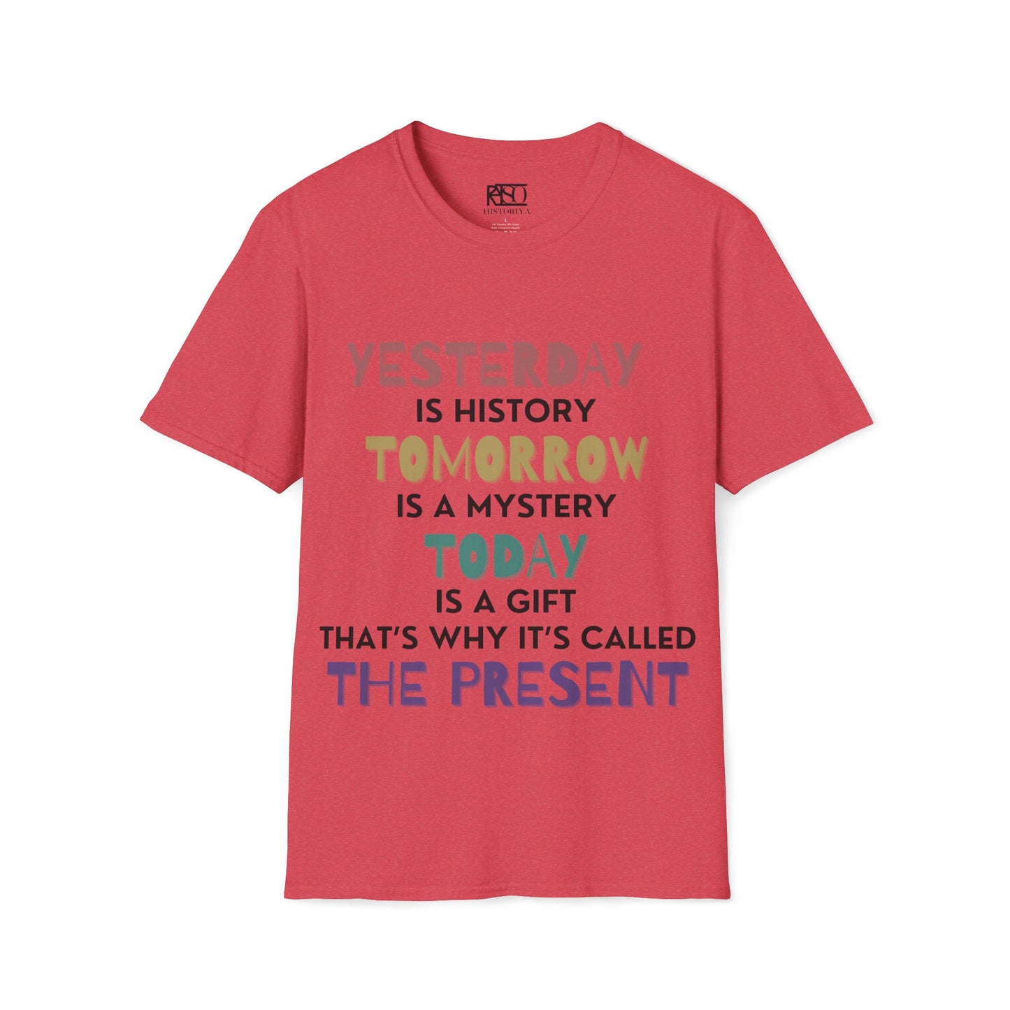 Yesterday is history tomorrow is a mystery