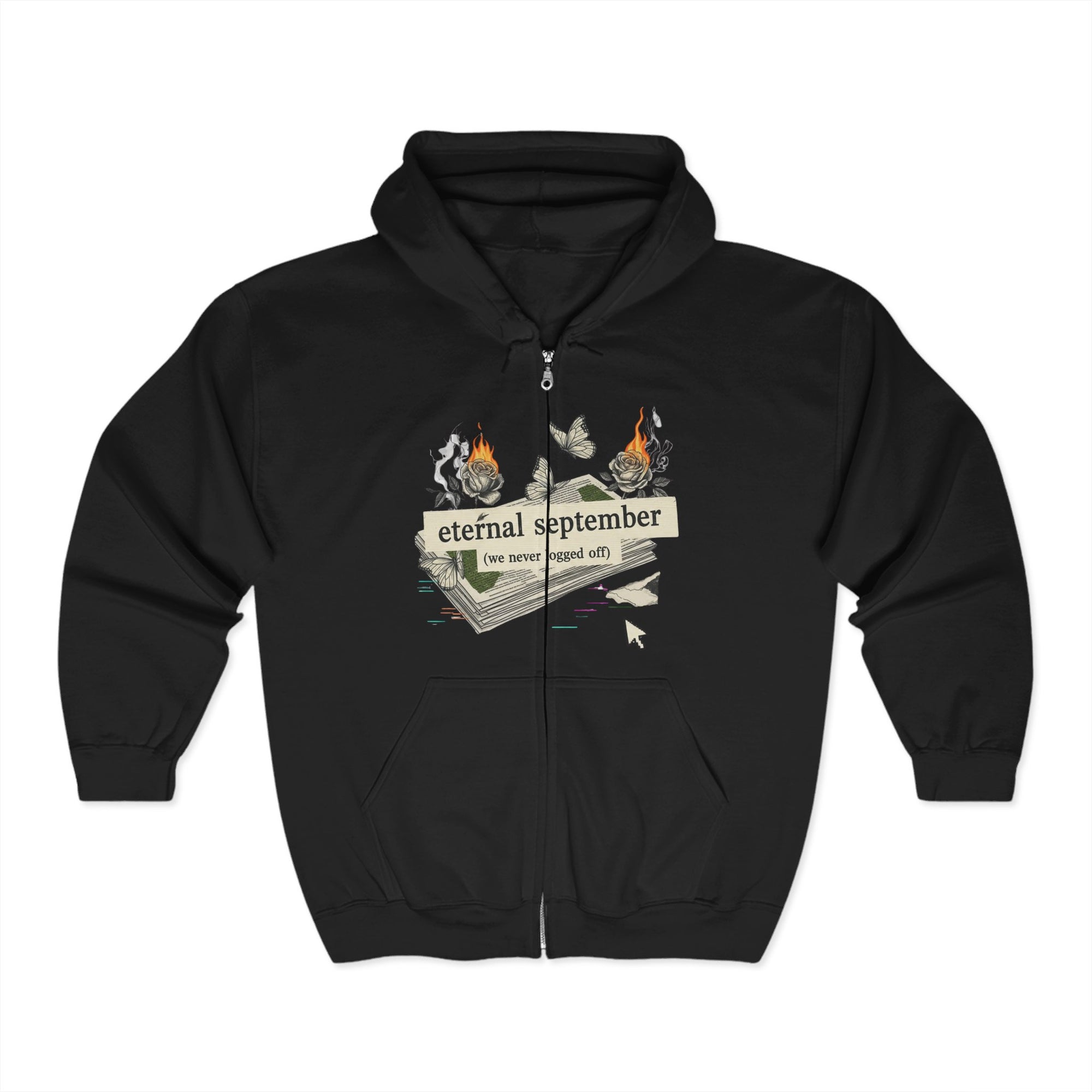 Full Zip Hooded Sweatshirt - Eternal September