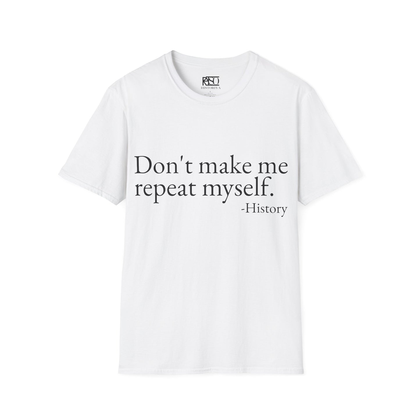 Don't make me repeat myself