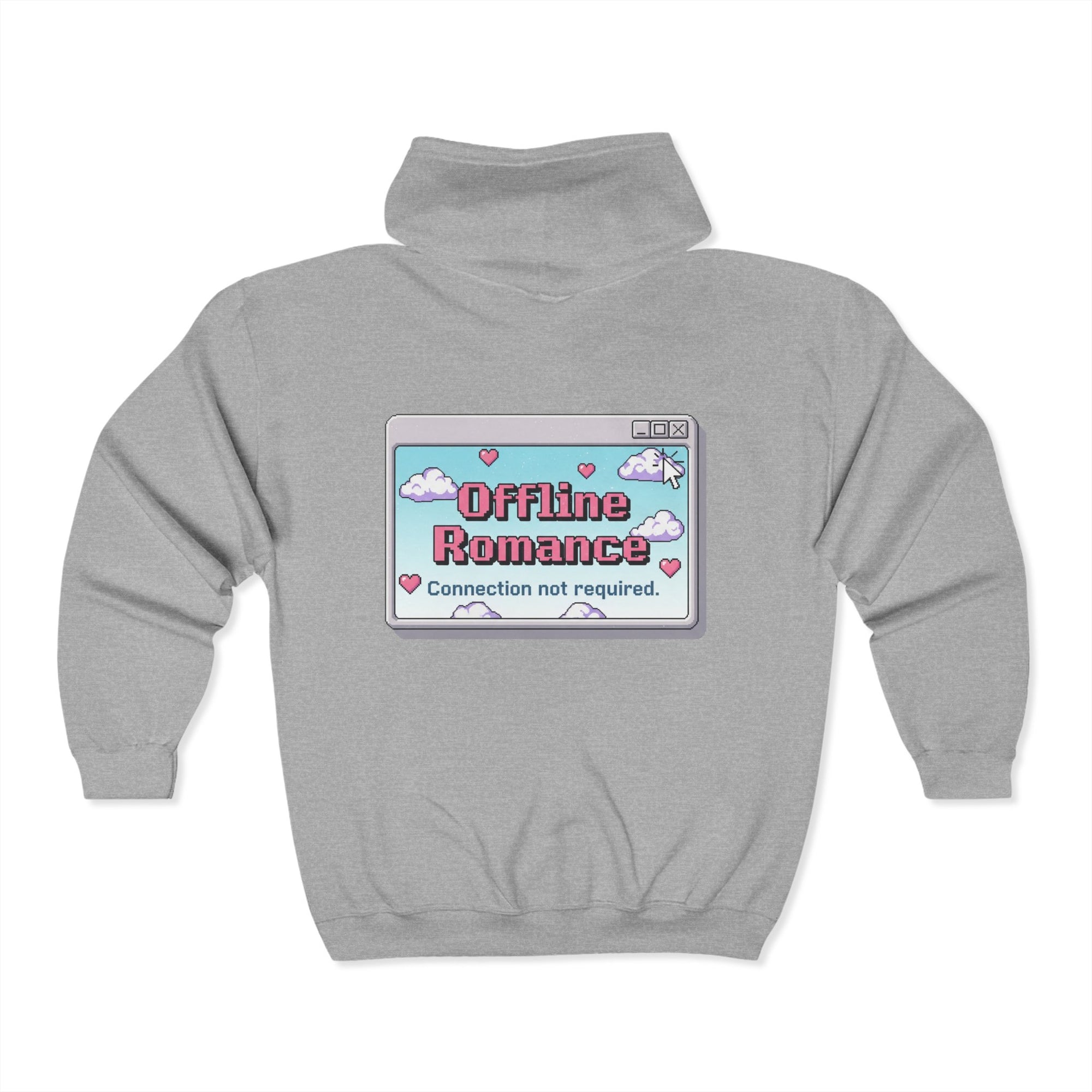 Full Zip Hooded Sweatshirt - Offline Romance