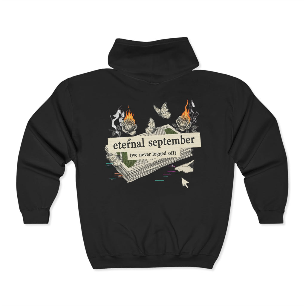 Full Zip Hooded Sweatshirt - Eternal September