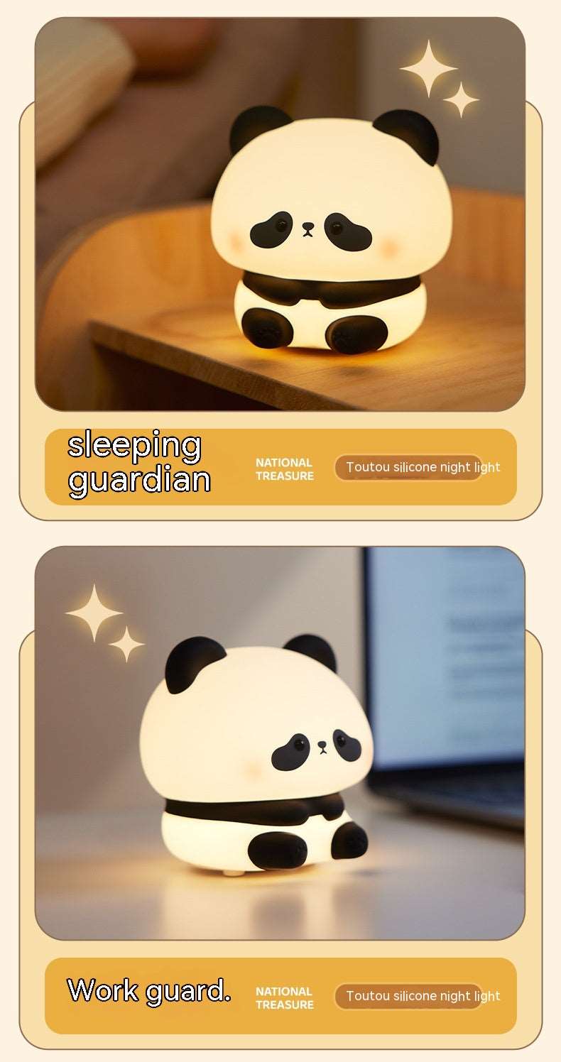 PandaGlow Silicone Night Light