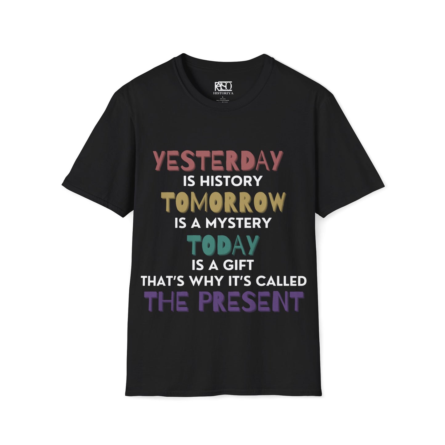 Yesterday is history tomorrow is a mystery