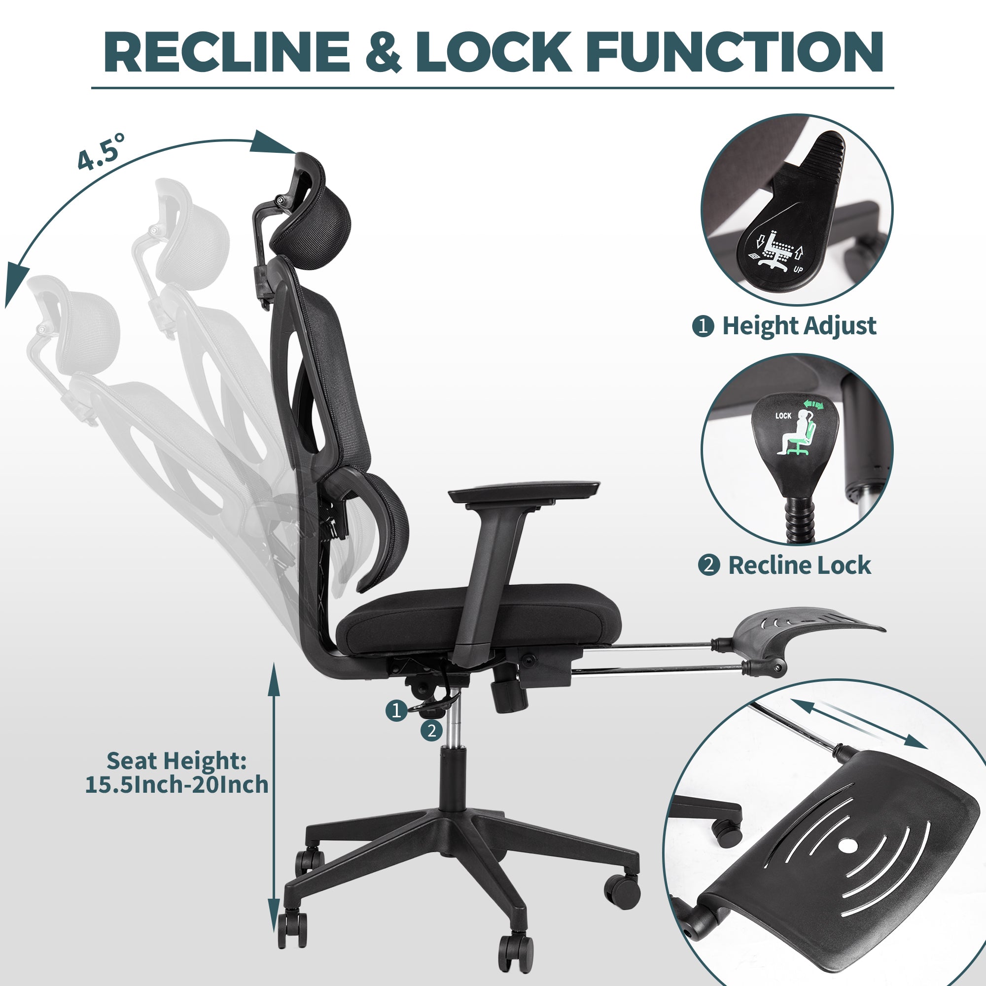 Kheera Office Chair Black