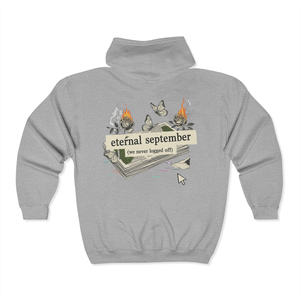 Full Zip Hooded Sweatshirt - Eternal September