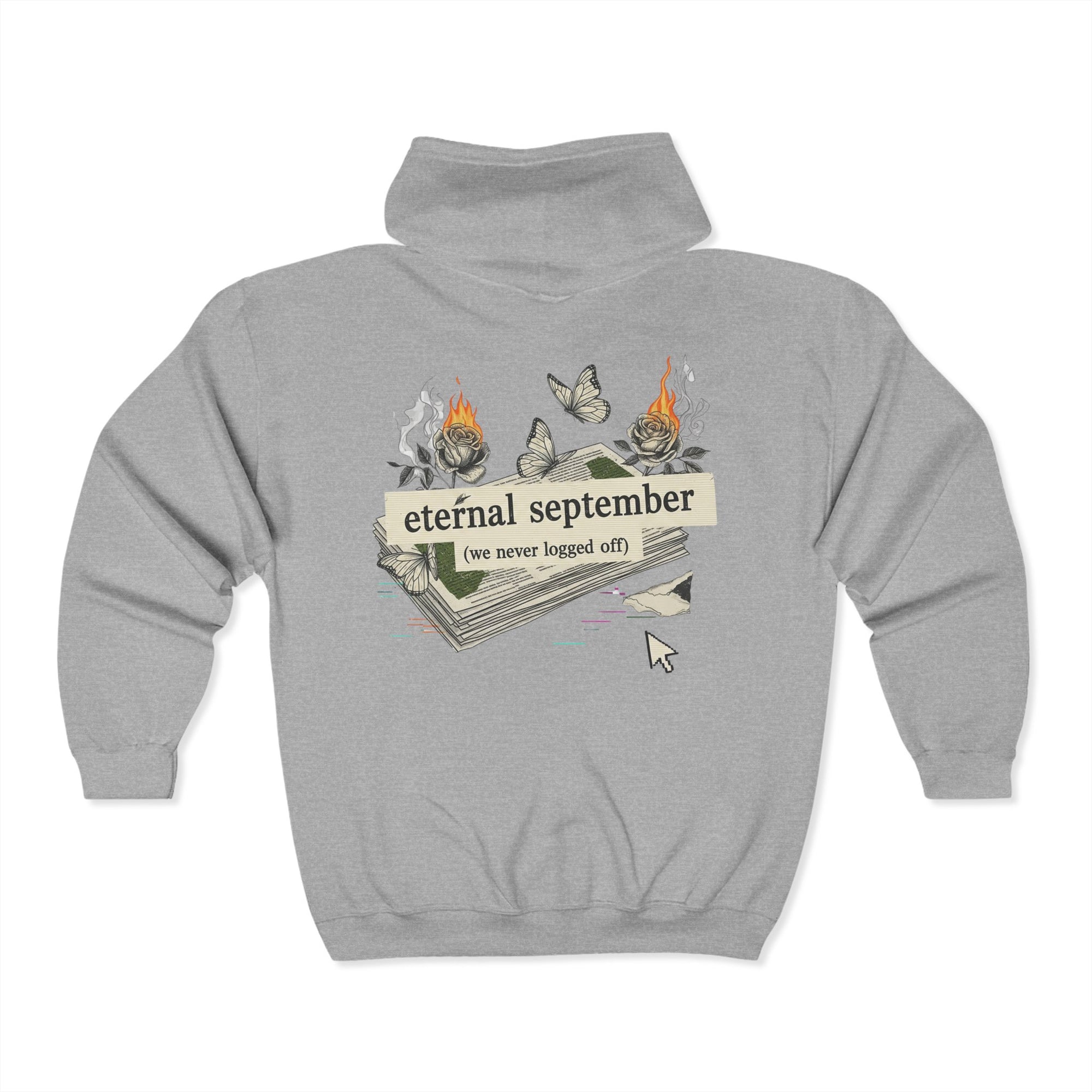 Full Zip Hooded Sweatshirt - Eternal September